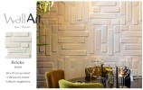 Bricks - WallArt 3D falpanel