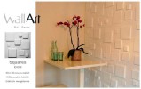 Squares - WallArt 3D falpanel