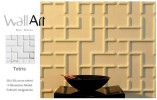 Tetris - WallArt 3D falpanel