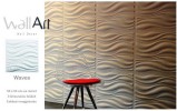 Waves - WallArt 3D falpanel